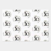 10周年結婚記念カスタム会 ラッピングペーパーシート (正面)