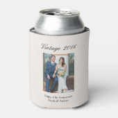 10周年結婚記念パーティーファバーカスタムフォト 缶クーラー (缶正面)