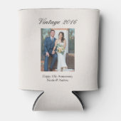 10周年結婚記念パーティーファバーカスタムフォト 缶クーラー (正面)