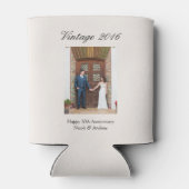 10周年結婚記念パーティーファバーカスタムフォト 缶クーラー (裏面)