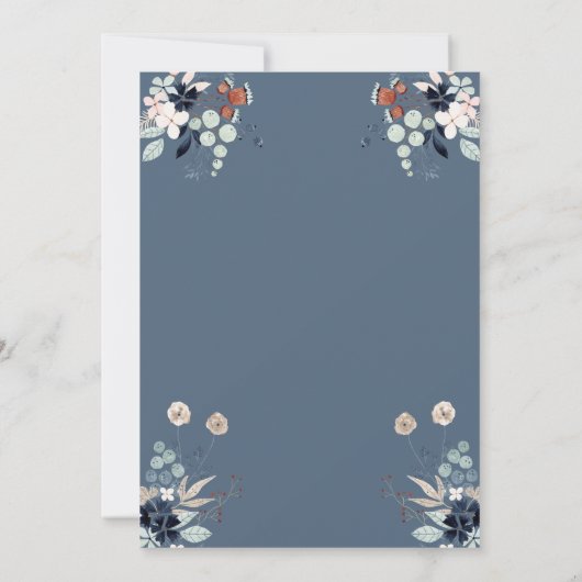 10周年結婚記念日おめでとう 10年間の喜びを祝おう 招待状 (裏面)