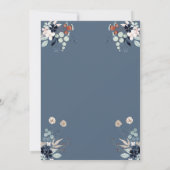 10周年結婚記念日おめでとう 10年間の喜び パーティー 招待状 (裏面)