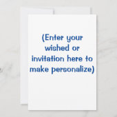 10周年結婚記念日のお祝い 招待状 (裏面)