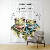 10周年結婚記念日のガーデンパーティー カジュアルスタイル タペストリー (インサイチュ)