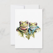 10周年結婚記念日のガーデンパーティー カジュアルスタイル 出欠カード (裏面)