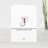 10周年結婚記念日のシャンパンお祝い カード (裏面)