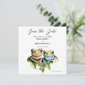 10周年結婚記念日の庭でのカジュアルパーティー セーブザデート (スタンド正面)