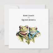 10周年結婚記念日の庭でのカジュアルパーティー セーブザデート (裏面)