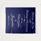 10周年結婚記念日クールフォトブース背景 タペストリー (正面(横))