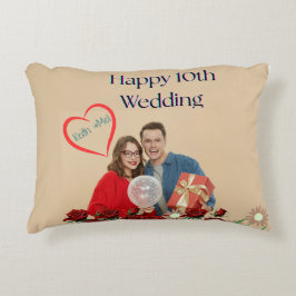 10周年結婚記念日 アクセントクッション