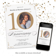 10周年結婚記念日 ホワイトゴールド カリグラフィー