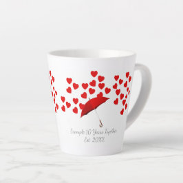 10周年記念の名入れギフト カフェラテマグ