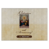 10周年記念の天使をパーソナライズ カッティングボード (正面)