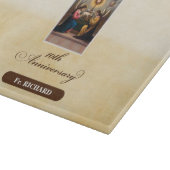 10周年記念の天使をパーソナライズ カッティングボード (角)