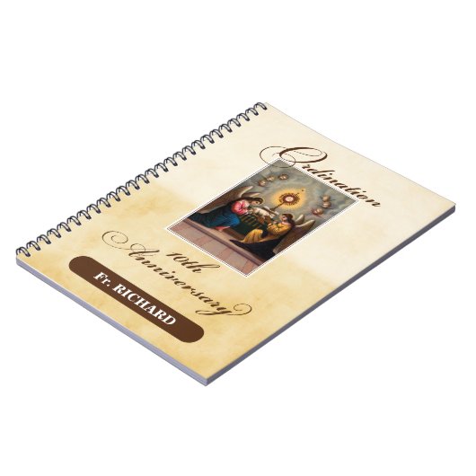 10周年記念の天使をパーソナライズ ノートブック (左側)