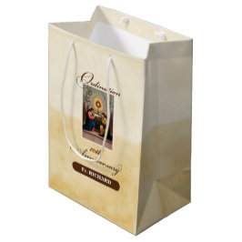 10周年記念の天使をパーソナライズ ミディアムペーパーバッグ