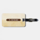 10周年記念の天使をパーソナライズ ラゲッジタグ (裏面横)