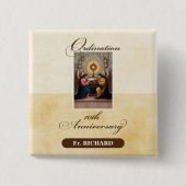 10周年記念の天使をパーソナライズ 缶バッジ (正面)