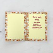 10周年記念の結婚式 カード (内部)