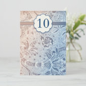 10周年記念の美しい結婚式招待状 招待状 (スタンド正面)