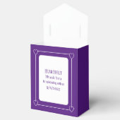 10周年記念エレガントロマンチックハート紫 フェイバーボックス (オープン)