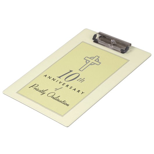 10周年記念エンボス クリップボード (アングル)