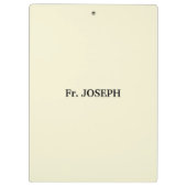 10周年記念エンボス クリップボード (裏面)