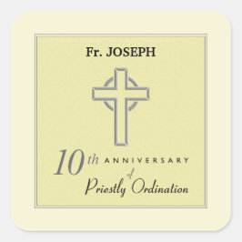 10周年記念エンボス スクエアシール