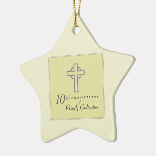 10周年記念エンボス セラミックオーナメント (左)