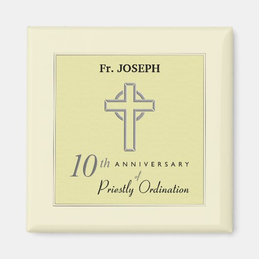 10周年記念エンボス マグネット (正面)