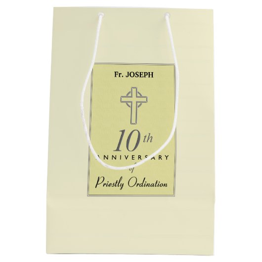 10周年記念エンボス ミディアムペーパーバッグ (裏面)