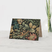 10周年記念カスタマイズ可能エレガントフローラブラック カード (裏面)