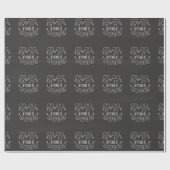 10周年記念ギフトチョークハート ラッピングペーパー (フラット)