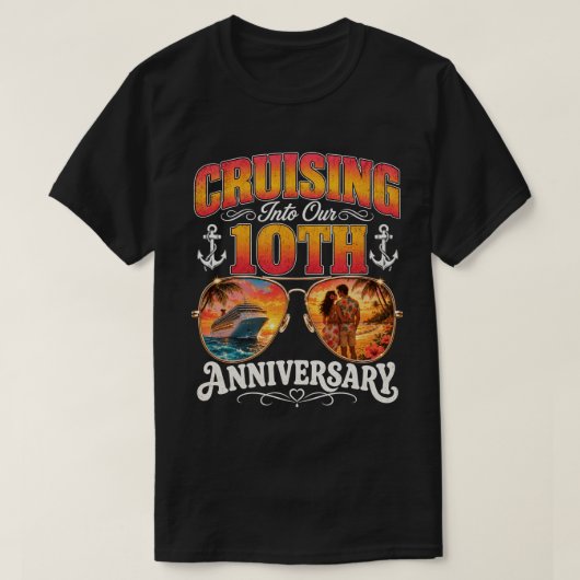 10周年記念クルーズを満喫 Tシャツ (デザイン正面)