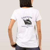 10周年記念クルーズ旅行の思い出に Tシャツ (裏面)