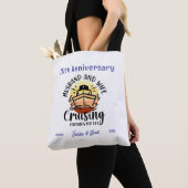 10周年記念クルーズ ペアグッズ 名入れ トートバッグ (クローズアップ)