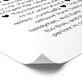 10周年記念コラージュを愛する理由 ポスター (角)