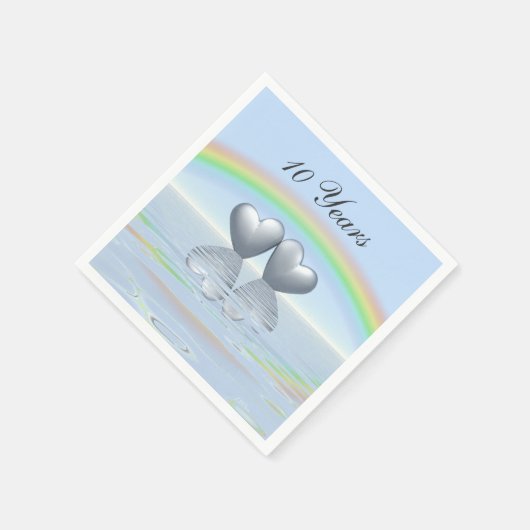 10周年記念スズハート スタンダードカクテルナプキン (角)