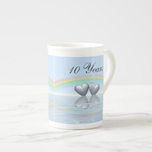 10周年記念スズハート ボーンチャイナマグカップ (正面右)