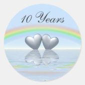 10周年記念スズハート ラウンドシール (正面)