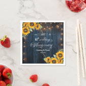 10周年記念ストリングラ結婚イトを今も行っている スタンダードカクテルナプキン (インサイチュ)