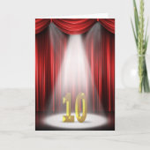 10周年記念スポットライトおめでとうございます カード (正面)