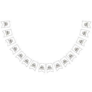 10周年記念バンティンバナー バンティングフラッグ