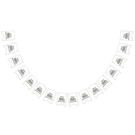 10周年記念バンティンバナー バンティングフラッグ (全)