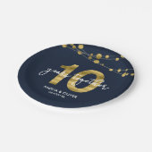 10周年記念ブルーストリングズパーティー ペーパープレート (アングル)