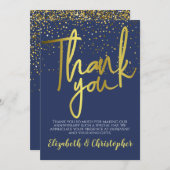 10周年記念ブルー サンキューカード (正面/裏面)