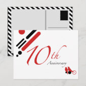 10周年記念モダン（鳥） ポストカード (正面/裏面)