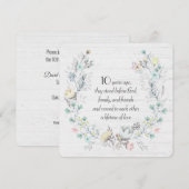 10周年記念リースオンウッド 招待状 (正面/裏面)