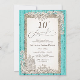 10周年記念ヴィンテージ 招待状