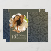 10周年記念写真招待状 招待状 (正面/裏面)